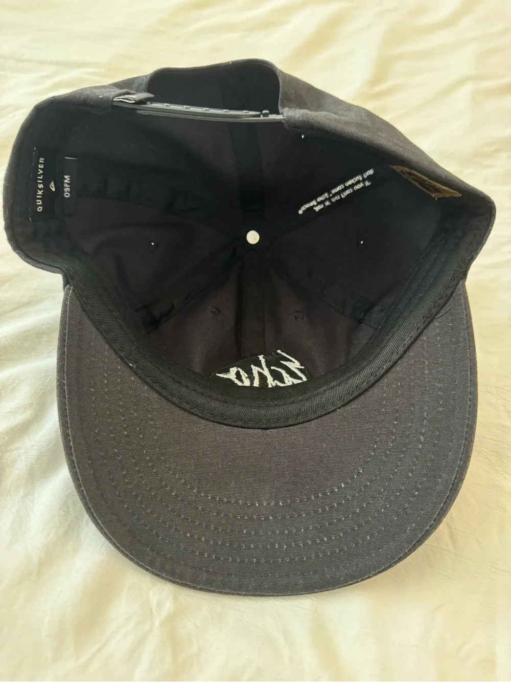 Quiksilver black baseball